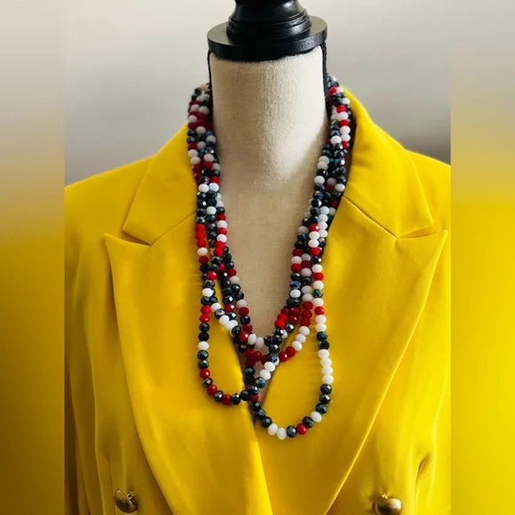 Sassy Jones Malia Glass Sparkler – Symphony Necklace - Picture 4 of 4